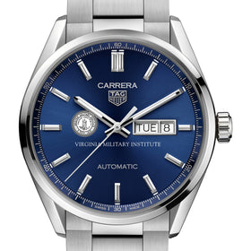 VMI Men&#39;s TAG Heuer Carrera with Blue Dial &amp; Day-Date Window Shot #1