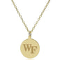 Wake Forest 14K Gold Pendant & Chain Shot #2