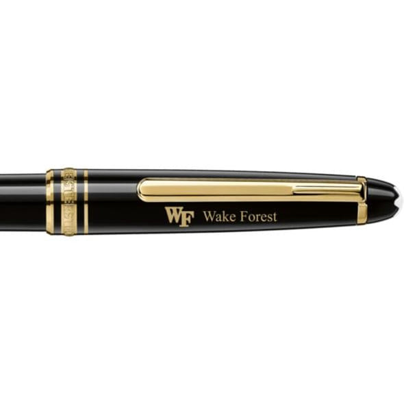 Wake Forest Montblanc Meisterstück Classique Ballpoint Pen in Gold Shot #2