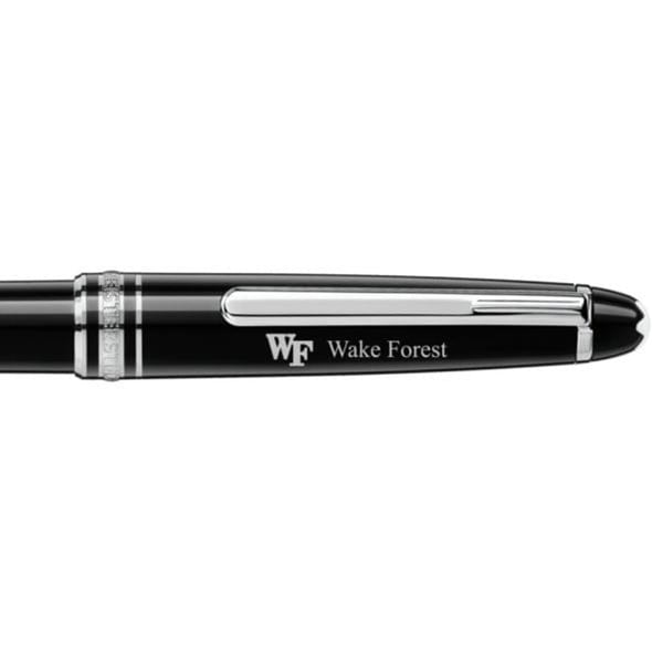 Wake Forest Montblanc Meisterstück Classique Ballpoint Pen in Platinum Shot #2