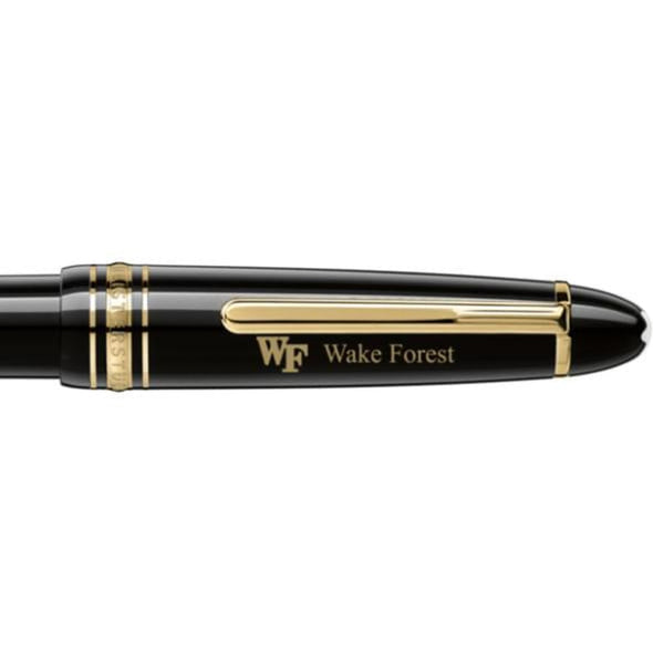 Wake Forest Montblanc Meisterstück LeGrand Ballpoint Pen in Gold Shot #2
