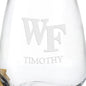 Wake Forest Stemless Wine Glasses - Set of 4 Shot #3