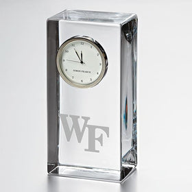Wake Forest Tall Glass Desk Clock by Simon Pearce Shot #1