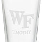 Wake Forest University 16 oz Pint Glass- Set of 4 Shot #3