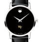 Wake Forest Women's Movado Museum with Leather Strap Shot #1