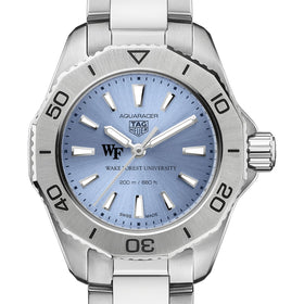 Wake Forest Women&#39;s TAG Heuer Steel Aquaracer with Blue Sunray Dial Shot #1