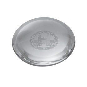 WashU Glass Dome Paperweight by Simon Pearce Shot #1