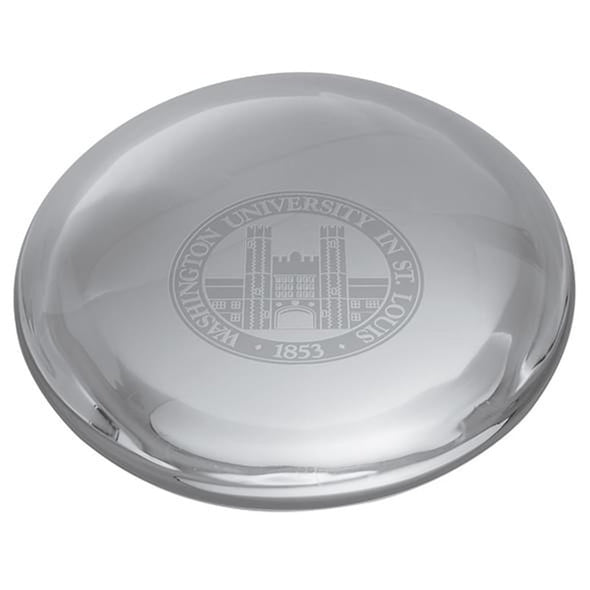 WashU Glass Dome Paperweight by Simon Pearce Shot #2