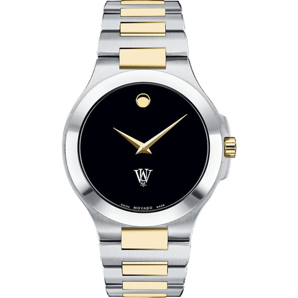 WashU Men&#39;s Movado Collection Two-Tone Watch with Black Dial Shot #2