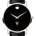 WashU Men's Movado Museum with Leather Strap
