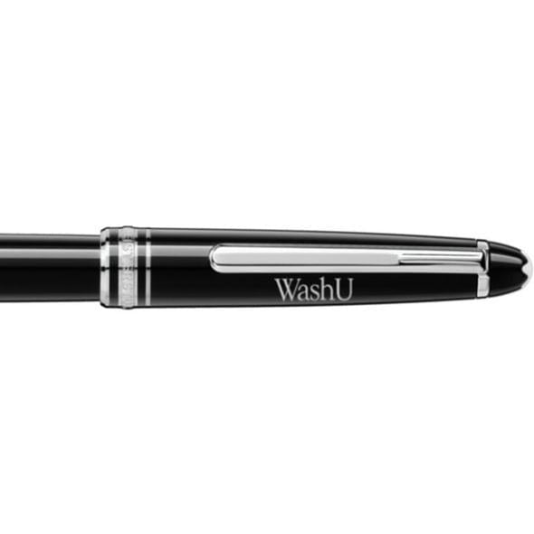 WashU Montblanc Meisterstück Classique Rollerball Pen in Platinum Shot #2