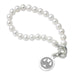 WashU Pearl Bracelet with Sterling Silver Charm