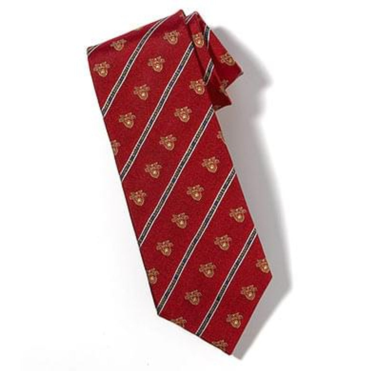 West Point Insignia Tie in Red | M.LaHart & Co.