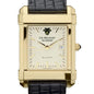 West Point Men's Gold Quad with Leather Strap Shot #1
