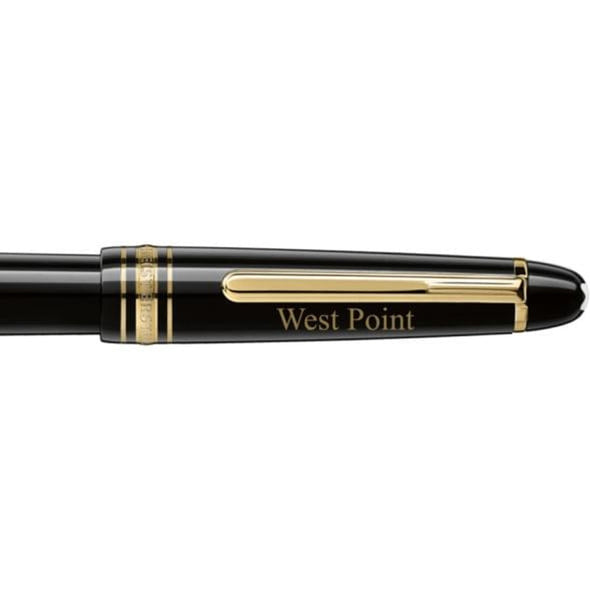 West Point Montblanc Meisterstück Classique Fountain Pen in Gold Shot #2
