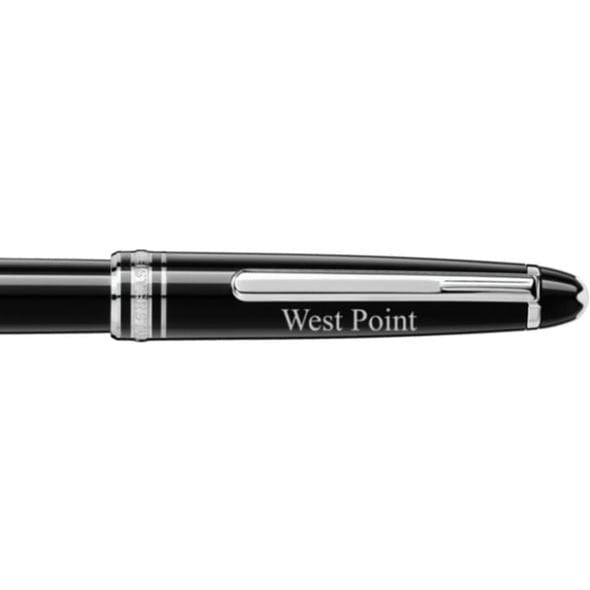 West Point Montblanc Meisterstück Classique Rollerball Pen in Platinum Shot #2