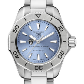 West Point Women&#39;s TAG Heuer Steel Aquaracer with Blue Sunray Dial Shot #1