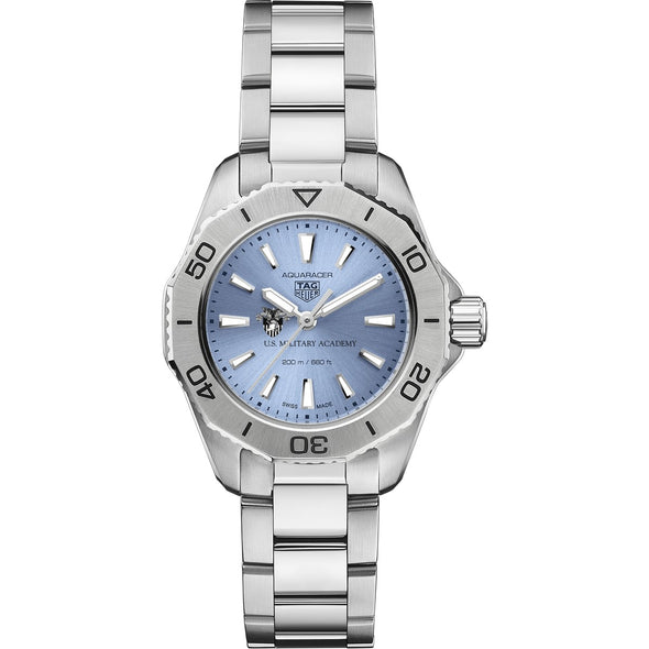 West Point Women&#39;s TAG Heuer Steel Aquaracer with Blue Sunray Dial Shot #2