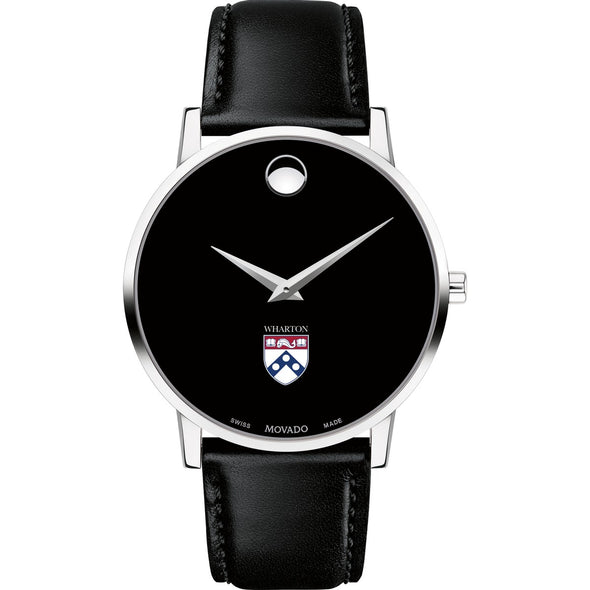 Wharton Men&#39;s Movado Museum with Leather Strap Shot #2