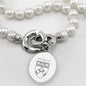 Wharton Pearl Necklace with Sterling Silver Charm Shot #2