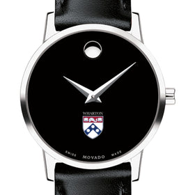 Wharton Women&#39;s Movado Museum with Leather Strap Shot #1