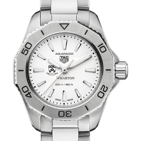 Wharton Women&#39;s TAG Heuer Steel Aquaracer with Silver Dial Shot #1