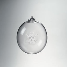William &amp; Mary Glass Ornament by Simon Pearce Shot #1