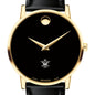 William & Mary Men's Movado Gold Museum Classic Leather Shot #1