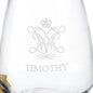 William & Mary Stemless Wine Glasses - Set of 4 Shot #3
