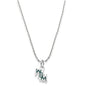 William & Mary Sterling Silver Necklace with Enamel Charm Shot #1