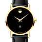 William & Mary Women's Movado Gold Museum Classic Leather Shot #1