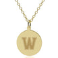Williams 14K Gold Pendant & Chain Shot #1