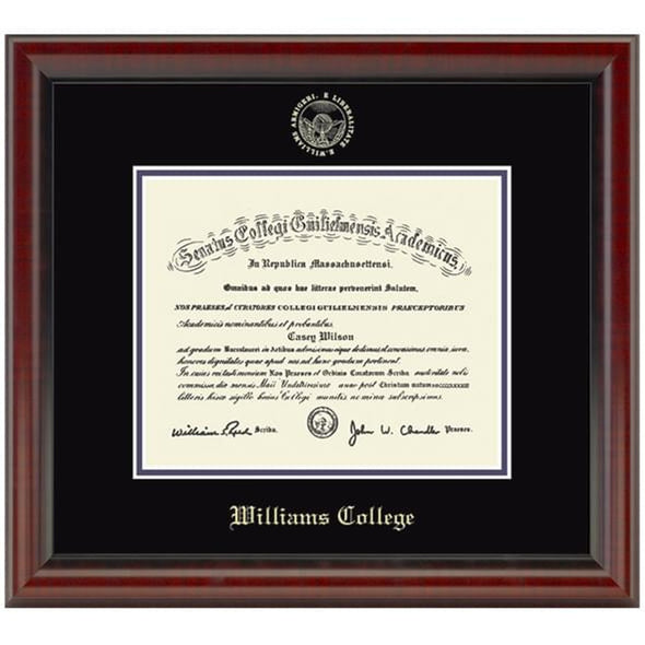 Williams College Diploma Frame, the Fidelitas Shot #1