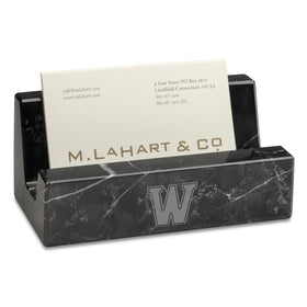 Williams College Marble Business Card Holder Shot #1