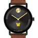 Williams College Men's Movado BOLD with Cognac Leather Strap