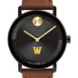 Williams College Men's Movado BOLD with Cognac Leather Strap Shot #1