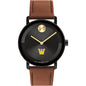 Williams College Men's Movado BOLD with Cognac Leather Strap Shot #2