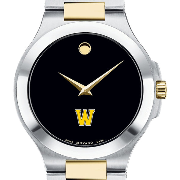 Williams Men&#39;s Movado Collection Two-Tone Watch with Black Dial Shot #1