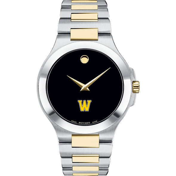 Williams Men&#39;s Movado Collection Two-Tone Watch with Black Dial Shot #2