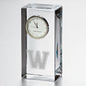 Williams Tall Glass Desk Clock by Simon Pearce Shot #1