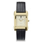 Yale Men's Gold Quad with Leather Strap Shot #2
