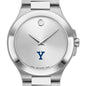 Yale Men's Movado Collection Stainless Steel Watch with Silver Dial Shot #1