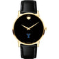 Yale Men's Movado Gold Museum Classic Leather Shot #2