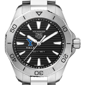 Yale Men&#39;s TAG Heuer Steel Aquaracer with Black Dial Shot #1