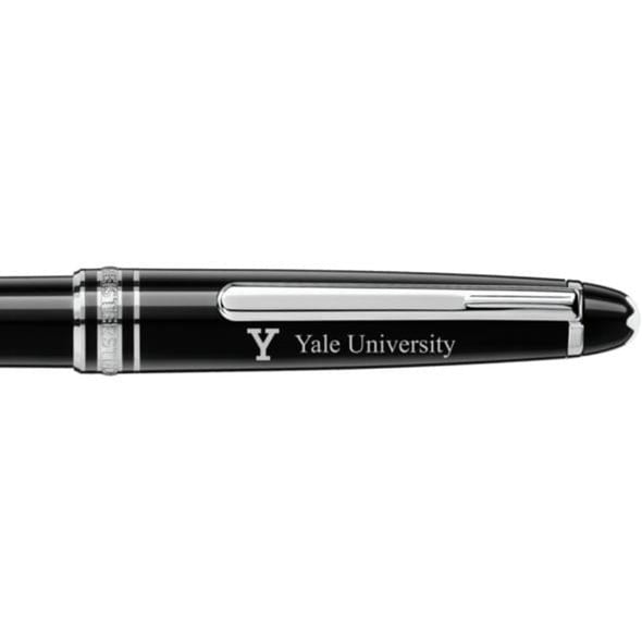 Yale Montblanc Meisterstück Classique Ballpoint Pen in Platinum Shot #2