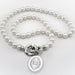 Yale Pearl Necklace with Sterling Silver Charm