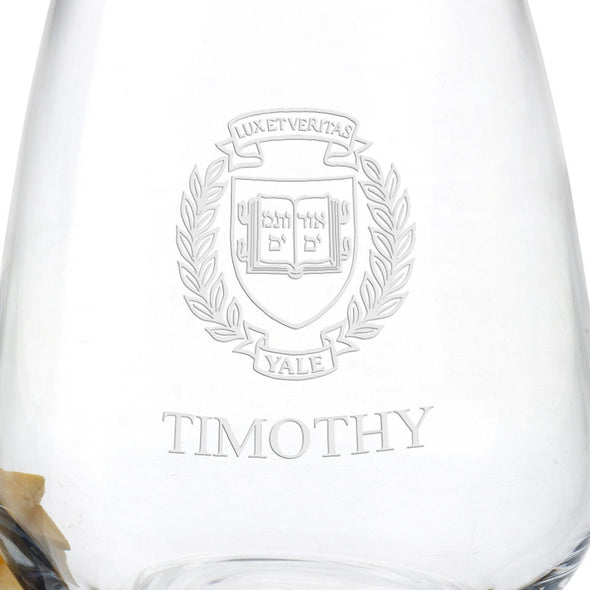 Yale Stemless Wine Glasses - Set of 2 Shot #3
