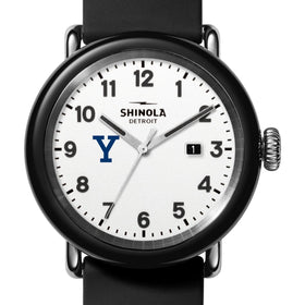 Yale University Shinola Watch, The Detrola 43mm White Dial at M.LaHart &amp; Co. Shot #1