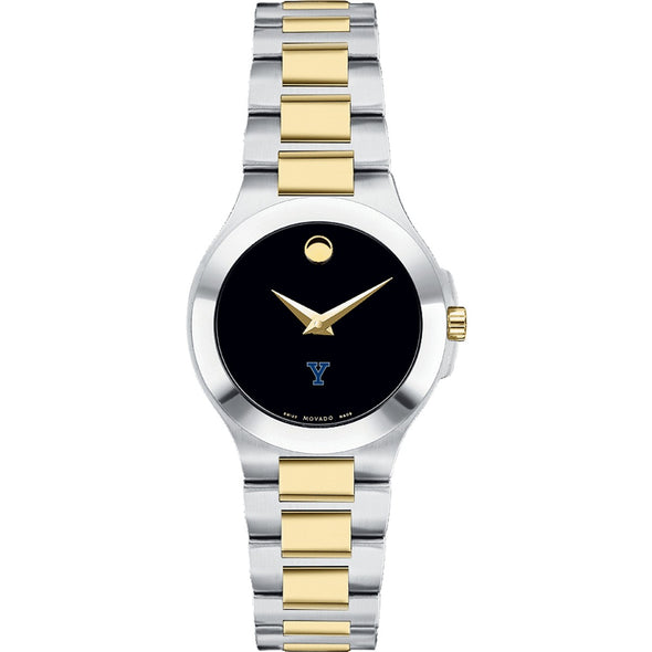 Yale Women&#39;s Movado Collection Two-Tone Watch with Black Dial Shot #2