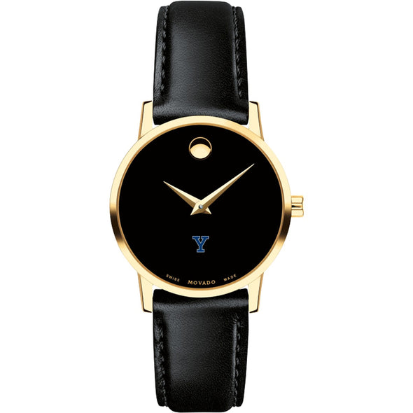 Yale Women&#39;s Movado Gold Museum Classic Leather Shot #2